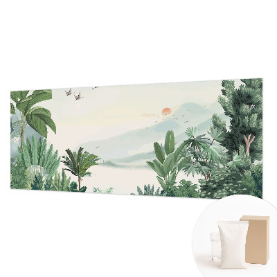 Vliesbehang fotobehang woonkamer Tropische oase
