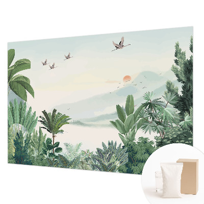Vliesbehang fotobehang woonkamer Tropische oase
