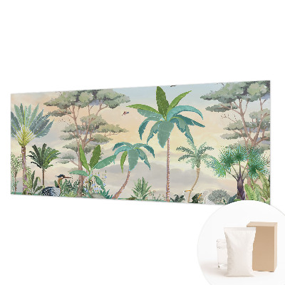 Vlies fotobehang op maat Exotische flora