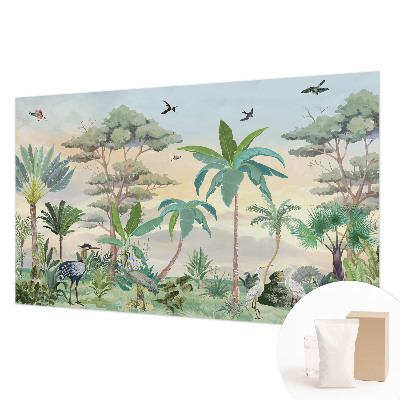 Vlies fotobehang op maat Exotische flora
