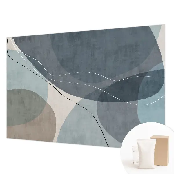 Fotobehang met een moderne abstracte print