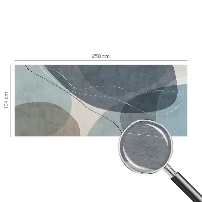 Fotobehang met een moderne abstracte print