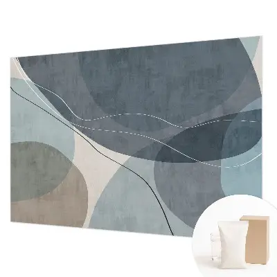 Fotobehang met een moderne abstracte print