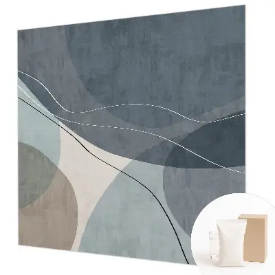 Fotobehang met een moderne abstracte print