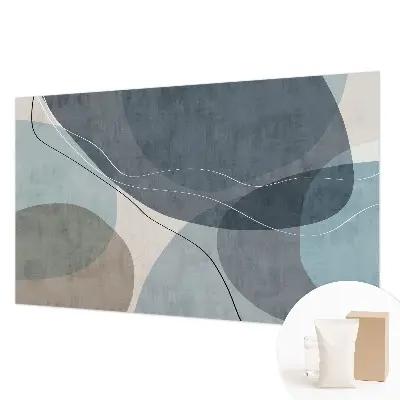 Fotobehang met een moderne abstracte print