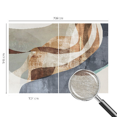 Behang met print Abstracte compositie