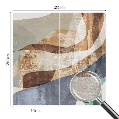 Behang met print Abstracte compositie