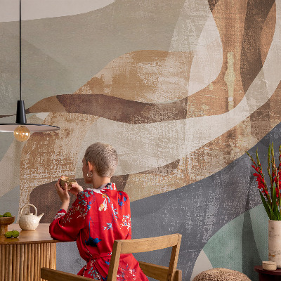 Behang met print Abstracte compositie