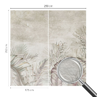 Fotobehang naadloos Decoratieve bladeren