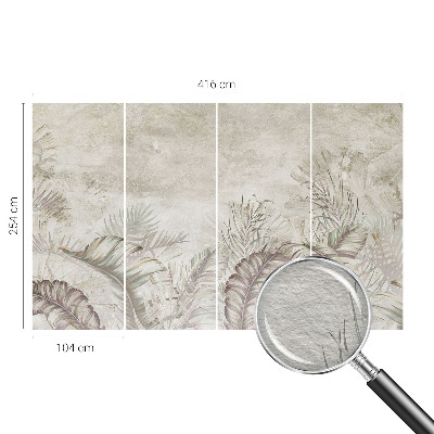 Fotobehang naadloos Decoratieve bladeren