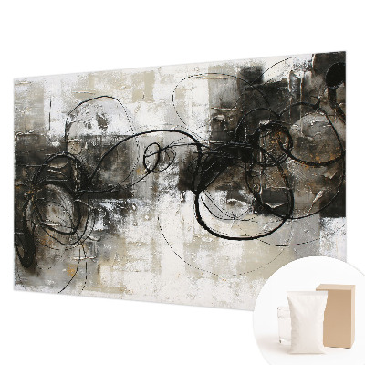 Foto behang op maat met een abstracte wervel