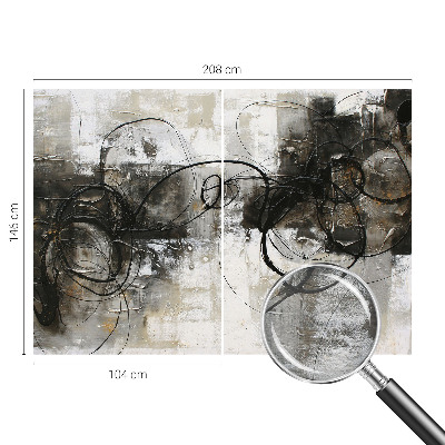 Foto behang op maat Abstracte wervel