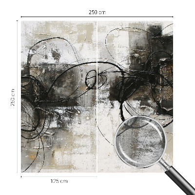 Foto behang op maat Abstracte wervel
