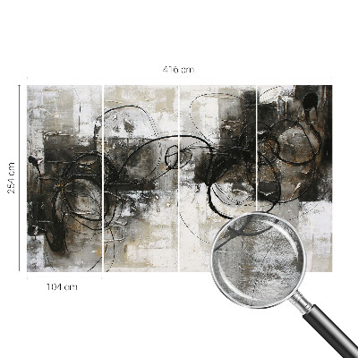 Foto behang op maat Abstracte wervel