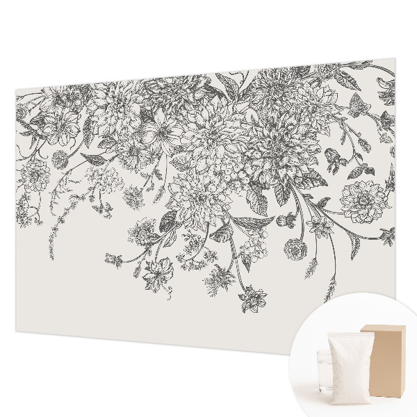 Naadloos fotobehang Bloemenpatroon