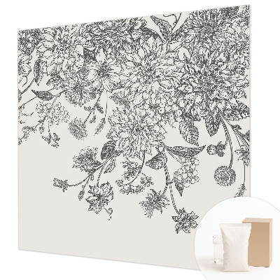 Naadloos fotobehang Bloemenpatroon