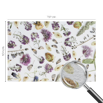 Fotobehang woonkamer Gedroogde bloemen