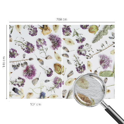 Fotobehang woonkamer Gedroogde bloemen