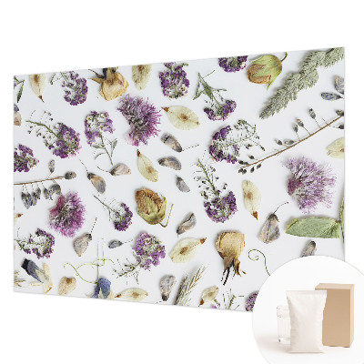 Fotobehang woonkamer Gedroogde bloemen