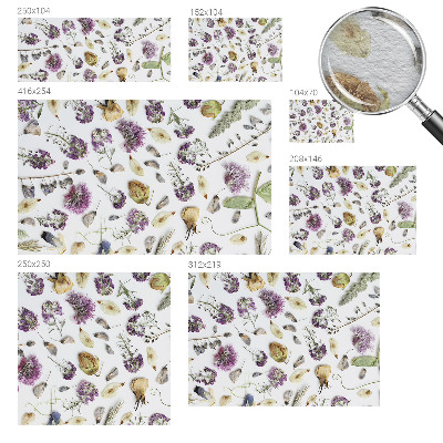 Fotobehang woonkamer Gedroogde bloemen