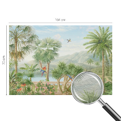 Fotobehang slaapkamer Exotisch landschap