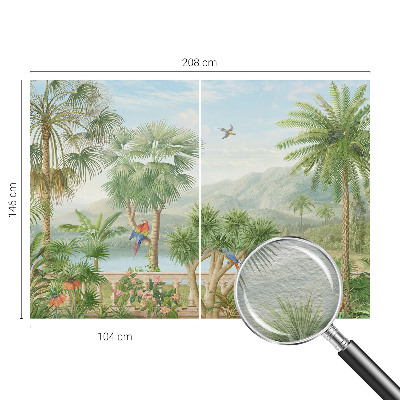 Fotobehang slaapkamer Exotisch landschap