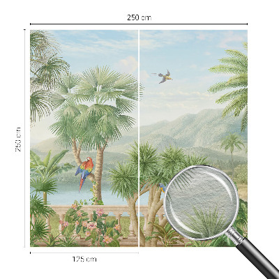 Fotobehang slaapkamer Exotisch landschap