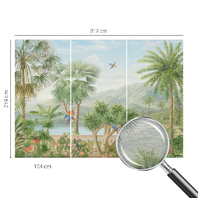 Fotobehang slaapkamer Exotisch landschap