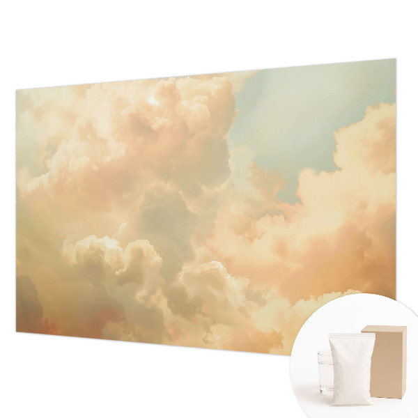 Fotobehang voor slaapkamer met etherische wolken