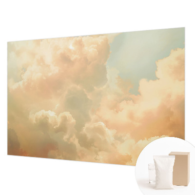 Fotobehang voor slaapkamer met etherische wolken