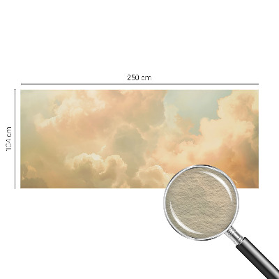 Fotobehang voor slaapkamer met etherische wolken
