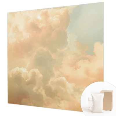 Fotobehang voor slaapkamer met etherische wolken
