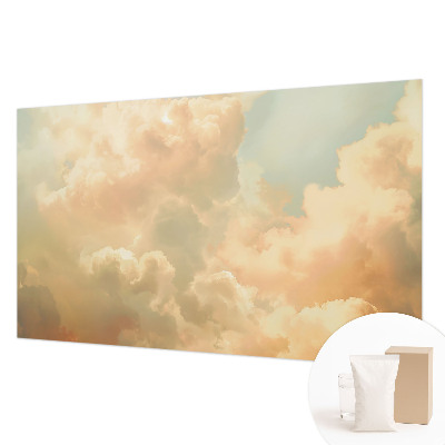 Fotobehang voor slaapkamer met etherische wolken