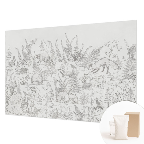 Fotobehang voor de slaapkamer Bosdieren