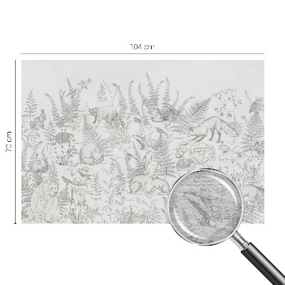 Fotobehang voor de slaapkamer Bosdieren