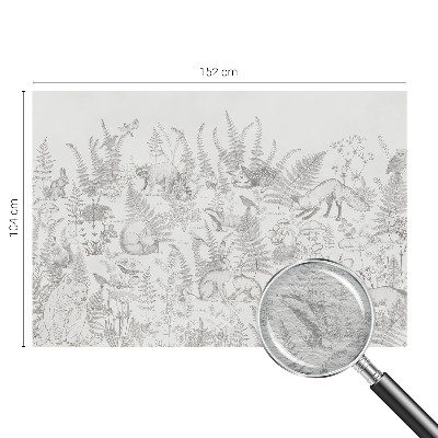 Fotobehang voor de slaapkamer Bosdieren