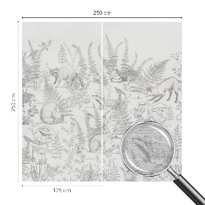 Fotobehang voor de slaapkamer Bosdieren