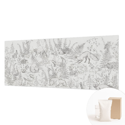 Fotobehang voor de slaapkamer Bosdieren