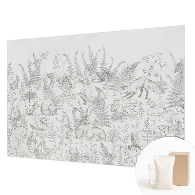 Fotobehang voor de slaapkamer Bosdieren