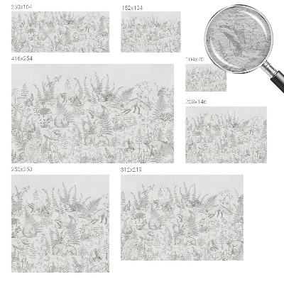 Fotobehang voor de slaapkamer Bosdieren