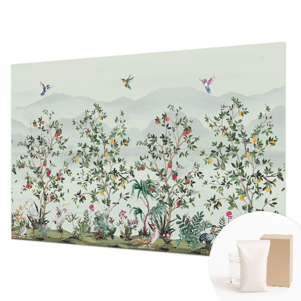 Fotobehang voor de woonkamer Exotische bomen