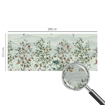 Fotobehang voor de woonkamer Exotische bomen