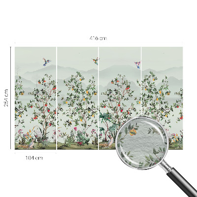 Fotobehang voor de woonkamer Exotische bomen