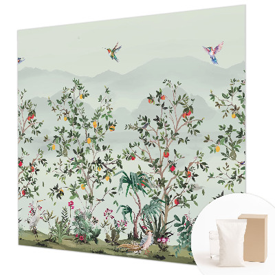 Fotobehang voor de woonkamer Exotische bomen