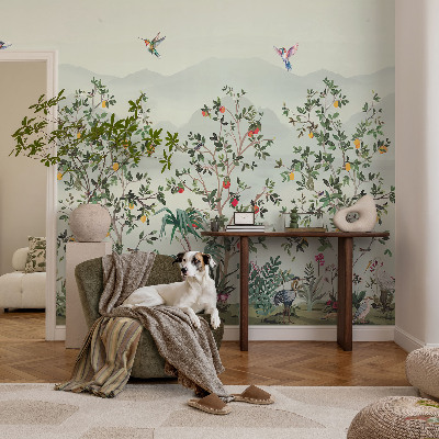 Fotobehang voor de woonkamer Exotische bomen