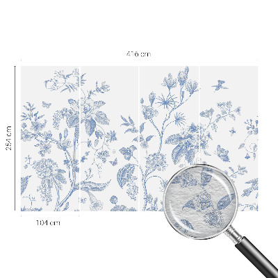 Modern fotobehang Bloemenpatroon