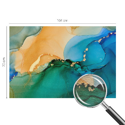 Hoogwaardig fotobehang Kleurrijke golven