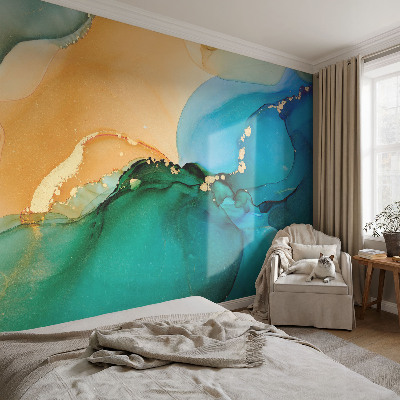 Hoogwaardig fotobehang Kleurrijke golven