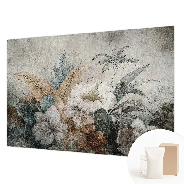 Modern fotobehang voor de woonkamer met het motief 'Bloemendroom'