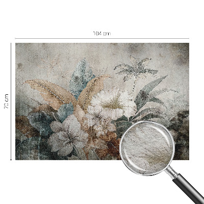 Modern fotobehang voor de woonkamer Bloemendroom